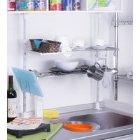 田窪工業所 キッチン収納棚 つっぱり棚 2段 60cm お買得セット TP2-60MF 1セット