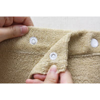 フィフティ・ヴィジョナリー　ボタン付きラップガウン　キャメル　TR-003-CAM-V　（直送品）