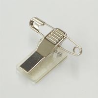 オープン工業 名札用クリップ 両用 NB-1P 1セット(1袋5個入×5)
