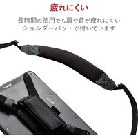 ゼロショックタブレットSLIM(LZ-WA10/W1・LZ-AA10C/A1)専用ショルダーベルト  TB-LZWA10SB エレコム 1個（直送品）