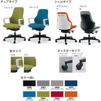 【組立設置込】コクヨ グーフォ オフィスチェア ローバック 肘なし ホワイトシェル ナイロンキャスター ホワイトグレー/ミディアムグレージュ 1脚（直送品）