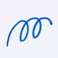 トンボ鉛筆 水性サインペンプレイカラー２　藍色 WS-TP17 1セット（5本）