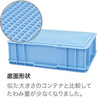 【車上渡し】積水テクノ成型 GLMコンテナ 本体 GLM-3215 ブルー 3215SB 1セット（5台入）（直送品）