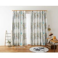 スミノエ 遮光カーテン ソフトメロディー 100×200cm ブルー 4549781237824 1枚