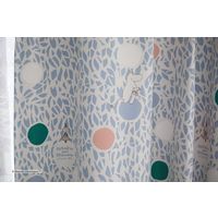 スミノエ 遮光カーテン カラーサークル 100×135cm ブルー 4549781237749 1枚