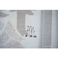 スミノエ レースカーテン プート 100×133cm グレー 4549781238197 1枚