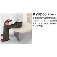 【組立設置込】コクヨ パドレ ロビーベンチ 3人掛け アームチェアー 右アール ローバック カラー：Dブラウン 背・肘カラー：ウェンジブラウン 1脚（直送品）