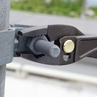 超軽量コンビネーションプライヤー（黒金） 230-200-BG フジ矢（直送品）