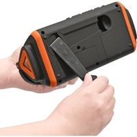 【ラジオ】クマザキエイム　手回し　ソーラー蓄電ラジオ　チャージオ　ラムダ　SL-091　1台