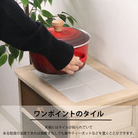 不二貿易 シンクエ2 カラフルチェスト 4段 桐製 幅400×奥行300×高さ670mm 39624 1台（直送品）