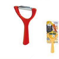 マーナ お料理はかどるくるりんピーラー・Ｒ K657R 5個（直送品）