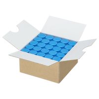 軟膏容器　軟膏壺　軟膏ツボ　軟膏つぼケーエム化学 増量 丸底プラツボ60mL(青) 1003605 1箱(50個入)