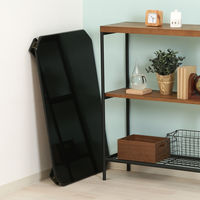 不二貿易 ルーチェ UVローテーブル 幅900×奥行600×高さ320mm ブラック 12848 1台（直送品）