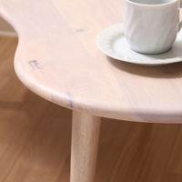 不二貿易 Natural Signature センターテーブル FOOT 幅940×奥行530×高さ330mm ホワイトウッド 37658 1台（直送品）