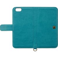 iPhoneケース　iPhone8/7/6S/6 NewT イタリアンソフトレザー　ターコイズブルー iP7-NW01 1個 サンクレスト（直送品）