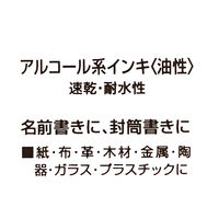 寺西化学工業 油性ペン マジックインキ No.900 パック 赤 M900RP-T2 1セット(10本)
