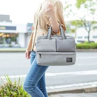 サンワサプライ 軽量カジュアルPCバッグ 13.3インチワイド グレー BAG-CA11GY 1個（直送品）