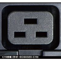 延長コード 電源タップ 3m IEC（C13/19） 24個口 ブラック TAP-SV23024C19LKN サンワサプライ 1個（直送品）