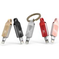 ADAM elements ADAM iKlips DUO+ Lightning USBメモリ 128GB レッド ADRAD128GKLDPARJ（直送品）