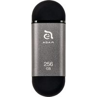 ADAM elements iKlips C Lightning USBメモリ 256GB グレー ADRAD256GKLCGYJ 1個