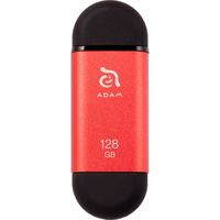 ADAM elements iKlips C Lightning USBメモリ 128GB レッド ADRAD128GKLCRDJ 1個