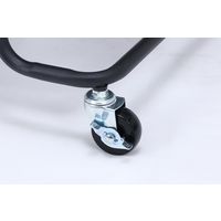 不二貿易 キッチンワゴン バスケット3段 スリム 幅390×奥行270×高さ785mm ブラック 14714 1台（直送品）