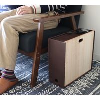 【軒先渡し】ヤマソロ Maronie 収納ボックス ルーター＆電源タップ 幅400×奥行148×高さ350mm 77-306 1台（直送品）