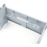 サンワサプライ ケーブル配線トレー ワイヤー Lサイズ 汎用バックパネル取付け型 幅885×奥行193×高さ131mm グレー CB-CT6 1台（直送品）