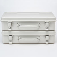 無印良品 スチール工具箱3 約幅38.5×奥行22.5×高さ9.5cm 良品計画