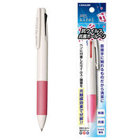 3色ボールペン 光触媒セラピカキレイ（抗菌） 0.7mm ピンク セリース入 17-0351-031 セーラー万年筆