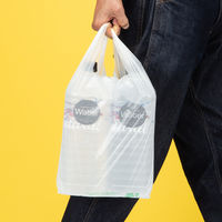 アスクル限定販売　レジ袋（乳白）バイオマスポリエチレン25%入り　25号　No.25　福助工業　1セット（3000枚：1000枚入×3箱）  オリジナル