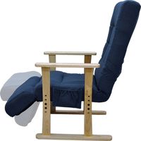 エイ・アイ・エス リラックス高座椅子 フット付き ブルー RXTZ-500 BL 1脚（直送品）