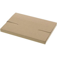 【底面B5】ラクポスBOX 縦190×横265×高さ20mm クラフト 1袋（10枚入）HEIKO