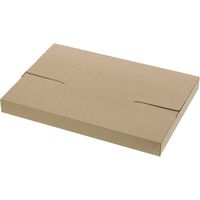 【底面A4】ラクポスBOX 縦215×横305×高さ30mm クラフト 1袋（10枚入）HEIKO