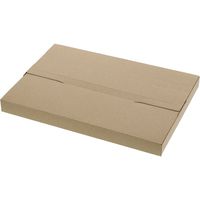 【底面A4】ラクポスBOX 縦235×横330×高さ30mm クラフト 1袋（10枚入）HEIKO