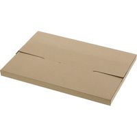 【底面A4】ラクポスBOX 縦235×横330×高さ20mm クラフト 1袋（10枚入）HEIKO