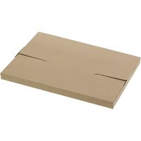 【底面A4】ラクポスBOX 縦215×横305×高さ20mm クラフト 1袋（10枚入）HEIKO