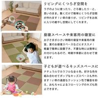 萩原 置き畳 紗彩(さや) 65×65×2.5cm ナチュラル 159054705 1枚