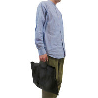 ポケッタブル ビジネスバッグ A4サイズ ブラック 1箱（50個入） Fab.Japan 【エコバッグ】