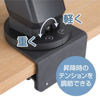 フェローズ ロータス クランプ式スタンディングデスク シットスタンド RT 幅900×奥行610×高さ570mm ブラック 8081501 1台（直送品）