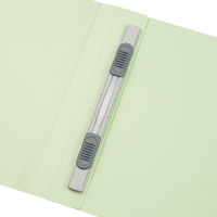 アスクル フラットファイル PP製 A5ヨコ 背幅18mm FF-P1EA5 グリーン（緑） 30冊 オリジナル