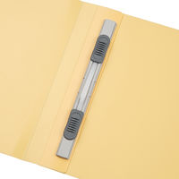 アスクル フラットファイル PP製 A5ヨコ 背幅18mm FF-P1EA5 イエロー（黄） 30冊 オリジナル