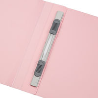 アスクル フラットファイル PP製 A5ヨコ 背幅18mm FF-P1EA5 ピンク（桃） 30冊 オリジナル