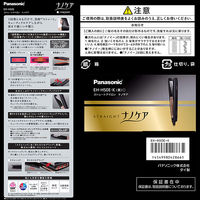 パナソニック ストレートヘアアイロン ナノケア EH-HS0E-K 3D密着プレート 温度5段階 開閉ロック 立ち上がり20秒 海外対応 黒