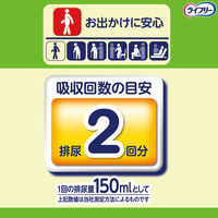 ライフリー ズレずに安心 紙パンツ用尿とりパッド コンパクト 2回吸収 1パック(20枚)  ユニ・チャーム