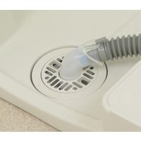 カクダイ これカモ 洗濯機用 排水口接続トラップ (におい防止 防虫効果 呼50VP・VU管兼用 縦排水用) GA-LF044 1個（直送品）