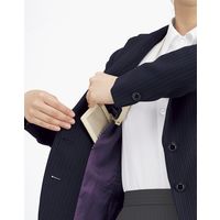 ボンマックス BONOFFICE ジャケット ネイビーＸパープル ７号 AJ0273-28-7（直送品）