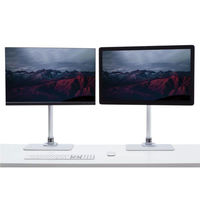 Startech.com シングル液晶モニタースタンド 角度と高さの調整に対応 34インチVESA規格対応 スチール製 シルバー ARMPIVSTND 1個