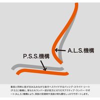 【設置込】イトーキ スピーナチェア ハイバック 背座クロス T型肘 ハンガー無 アルミベース アンバーオレンジ 1脚（直送品）