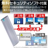 SSD 外付け ポータブル 250GB USB3.2(Gen2) シルバー ESD-EH0250GSV エレコム 1個